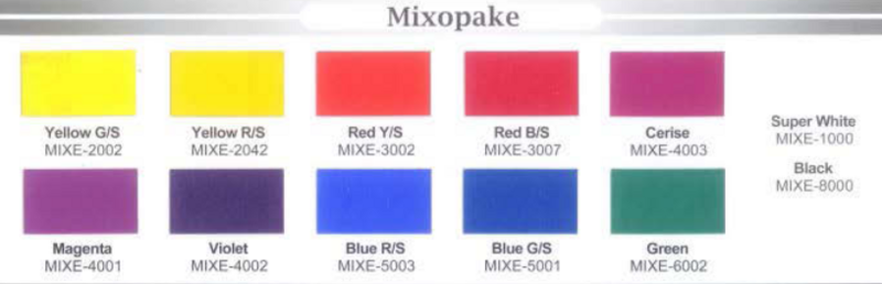 UNION  MIXE-2042 EF MIXOPAKE YELLOW RED SHADE